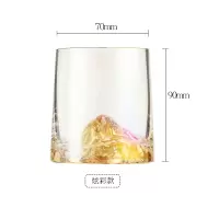 个杯堂 金山-炫彩威尔对杯 24K水晶玻璃杯水杯 2杯/套装