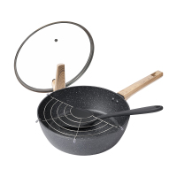 康巴赫(KBH) LPB-JX03 臻品合金煎炒锅套装