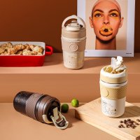 WORLD KITCHEN康宁手提式双饮咖啡杯