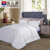 富安娜(FUANNA) [T]富安娜家纺 柔美羊毛春秋被 203*229cm 白 1200g
