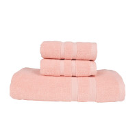 芳恩(faunen) 简素 浴巾+面巾组合装 FN-MJ2002-3(B) 浅粉 jh