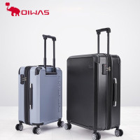 爱华仕(OIWAS) 拉杆箱珠光磨砂箱体 可充电旅行箱 24英寸 OCX6648-24 黑色