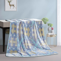 富安娜(FUANNA)富安娜家纺 法兰绒毯 朝歌-180*200cm