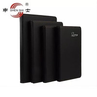 申士(SHEN SHI) A5-15黑色软皮笔记本