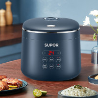 苏泊尔(SUPOR)SF20FC45 2L智能迷你型玲珑小电饭锅智能预约小型便携1-3人电饭煲 深海蓝 Jh