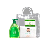 满婷 个人清洁组合-E 清螨皂+洗手液+棉柔巾