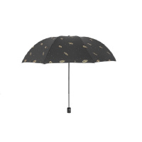顺胜 遮阳伞女小清新简约晴雨伞黑胶伞 25把/组 1组装