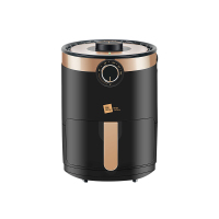 米技 MFEO-5102空气炸锅 黑金色家用多功能抽屉式分体设计可定时控温