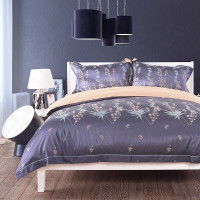 多喜爱(Dohia.com) 四件套全棉亲肤透气套件L码203*229cm 幽兰jh