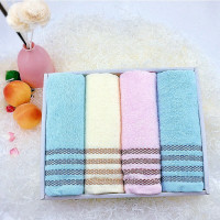 金号 毛巾ZL1701 真礼系列套盒 颜色随机 四条装