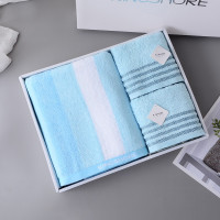 金号 纯棉毛浴巾套盒 1浴2毛 ZL1701-B1