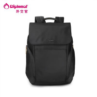 外交官(Diplomat) 双肩背包 时尚休闲商务学生大容量电脑黑色 HM-2707L jh