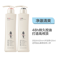 阿道夫(ADOLPH) 精油香护理专研洗发水净澈清爽420ml+护发素植萃精华420ml jh