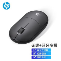 惠普(hp) TLM1 无线蓝牙鼠标 鹅卵石轻薄双模鼠标 办公时尚便携鼠标