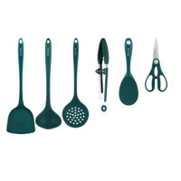 德世朗(DESLON) DFS-TZ820-6A 硅胶锅铲套装家用汤勺漏勺饭勺捞面勺不粘锅护锅铲 沁缘硅胶厨具六件套