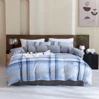 無印良品 亲肤水洗棉四件套-英伦格调MUJI-TJ23-05