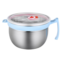 四喜悠品 不锈钢泡面碗 SL-226带盖上班快餐饭盒