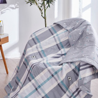 天琴 英伦大格可水洗棉花安神被TQ-B072纯棉被芯夏被单人被150*200cm