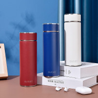 果兹(GUOZI)GZ-B42 尚扬不锈钢保温杯男大容量泡茶水杯办公室商务茶杯女便携车载杯子 红色