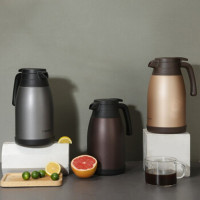 象印(ZO JIRUSHI) SH-RA15C 手提式不锈钢真空居家保温壶 不锈钢色