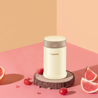 象印(ZO JIRUSHI) 焖烧杯壶罐进口不锈钢无火真空保温饭盒保温桶汤桶便当盒SW-EAE50 奶白色-500ML