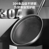 康巴赫(KBH) 锅具套装厨具套装304不锈钢炒锅汤锅奶锅组合 电磁炉燃气灶通用 2件套(炒锅+汤锅)KGB-T02J