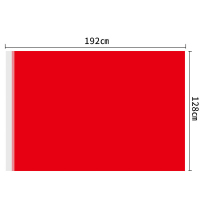 得力(deli) 4223 涤纶面料加厚款3号红旗(192*128cm)