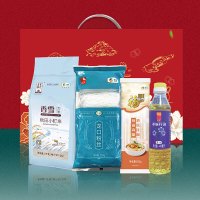 福临门 中粮米面油套盒 小町米+高筋挂面+亚麻籽油+龙口粉丝