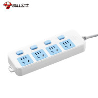公牛(bull) 新国标插座 /插线板/插排/排插/接线板/拖线板 4位分控全长1.8米 GN-315