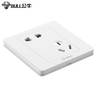 公牛(bull) 开关插座 G07系列 暗装10A 五孔插座 86型面板G07Z223 /个