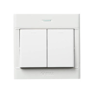 公牛(bull) G09系列 明装开关插座 二开双控开关 86型插座面板 G09K212Y