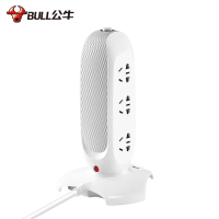 公牛(bull) GN-V106U 立式插座 带过载保护 2USB口 6位全长1.8米