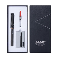 凌美(LAMY)墨胆礼盒钢笔墨水笔礼品笔礼盒套装年货套盒 含盒子,钢笔,墨胆1盒,吸思器,手提袋