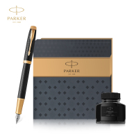 派克(PARKER) IM复古绿流金墨水笔钢笔签字笔+大唐盛世组合
