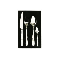 拓牌 刀叉套装 304不锈钢牛排刀叉 西餐餐具套装 西餐刀叉勺 四件套