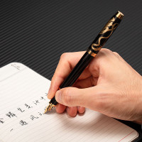 派克(PARKER) 卓尔苍龙黑墨水笔+龙年系列御龙至尊套盒