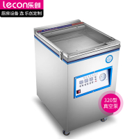 乐创(lecon)抽真空封口机商用全自动大型食品包装机保鲜食品 真空预制菜干货 干湿两用320型小泵 LC-LD320