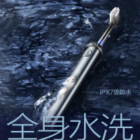 创维(Skyworth) BG31 小冰棍电动牙刷 成人声波电动牙刷 深度清洁软毛刷防水充电 冰川银