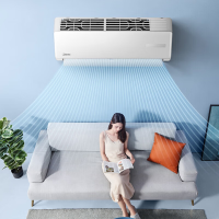 美的(Midea)KFR-26GW/G3-3 空调大1匹挂机 新三级能效 变频冷暖 独立除湿 大风量 壁挂式