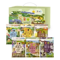 初萃(CHUCUI)中粮 杂粮组合装 6种谷物豆类(黑米,小米,绿豆,燕麦米,高粮米,玉米糁)2400g / 盒