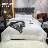 弗切尔珀榕 FBZF220610 拉链款蚕绒棉大豆子母被 白色 150*200cm