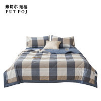 弗切尔珀榕 FCW0220469 日式蓝大格系列色织 夏被 200*230cm
