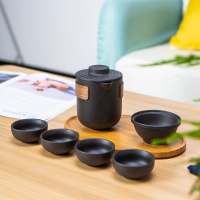 古时候 G112 小双系列-陶趣·快客杯 黑色