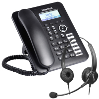 北恩(HION) S400 IP话机SIP语音电话机客服耳机话务员公司专用耳麦 S400电话机+选配FOR630D