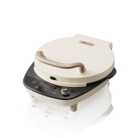 小熊(bear) 电饼铛 烙饼锅家用早餐机可拆洗上下盘双面加热加深烤盘三明治机电煎锅煎饼铛机DBC-C15V8(米黄)