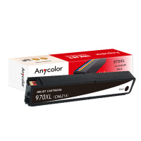 欣彩970XL墨盒大容量 AI-970XLBK黑色 适用惠普HP X451dn X451dw X476dn X476dw X551dw X576dw打印机 970