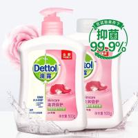 滴露(Dettol) 健康抑菌洗手液 滋润500g+500g瓶补充装液替换
