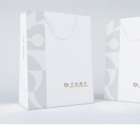 边碧 纸袋大号尺寸40x28x10cm 材质300g白卡哑膜