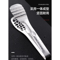 诺顿(NORTON)304不锈钢食品夹牛排夹菜烤肉面包蛋糕食物夹烧烤夹子厨房防烫夹