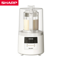 夏普(SHARP) 破壁机 EM-S200L-W+液体加热器(养生壶) KP-MT05L-W组合